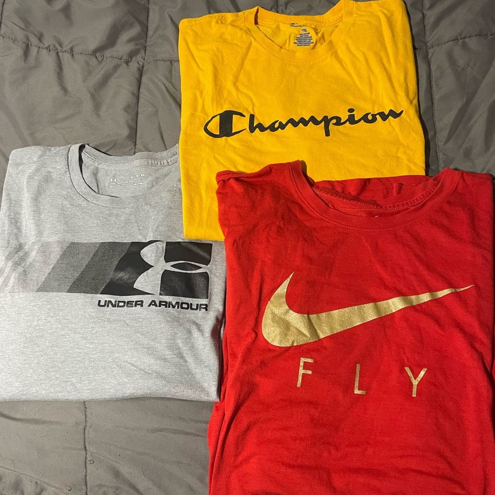 Mens XL athletic shirts